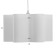 Lamp Bayerlux "Laura" E27 15W white 42x42x22.5-122 cm