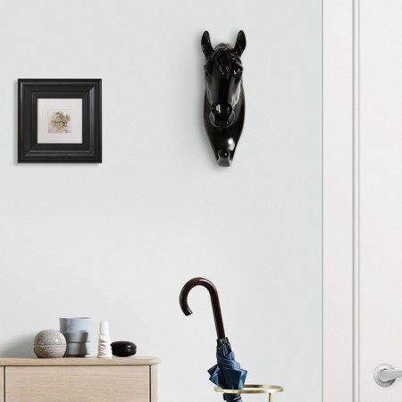 Nast-Hall decor "Horse" 12 x 3.8 cm, black