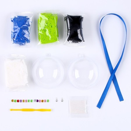 Set for creativity. New Year's ball "Dragon" with a mass for modeling-2