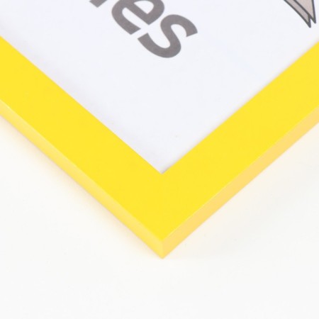 Photo frame MDF 30x40 cm, No. 6, width. 18 mm, thickness. 12 mm, yellow (plastic screen)-2