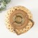 Bamboo candlestick, Metal "Flashlight. Tsek" 31x21.5x21.5 cm