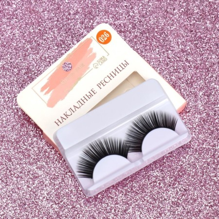 Eyelashes “individuality”, without glue, black color-3