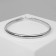 Choker "relief" narrow, 1 cm, color silver, 47.5 cm