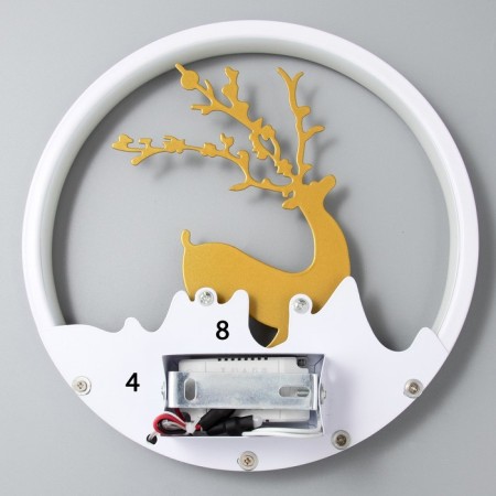 Sconces 2510/1 LED 12W 3000k white-gold 40x12 cm-6