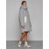 Coat insulated winter female, size 42, color gray
