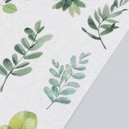 Stickers for creativity Paper "Leaves" set 3 sheets 10x20 cm-2