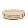 Set of plates Arya Home Stoneware, d = 27 cm, 4 pcs, yellow color
