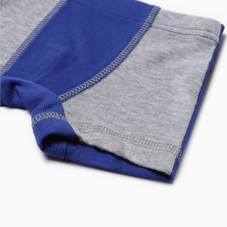 Set for a boy (T -shirt, panties), blue color, height 92 cm-1