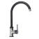 Accoona A48107F kitchen mixer, single -leaf, with nut, stainless steel, black/chrome