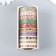Adhesive tape Paper "Coffee shop" set 10 pcs. 0.8 cm dl. 2 m 8.5x4x1 cm
