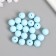 Beads for creativity plastic "Directly blue" matte d = 1.2 cm set 20 g