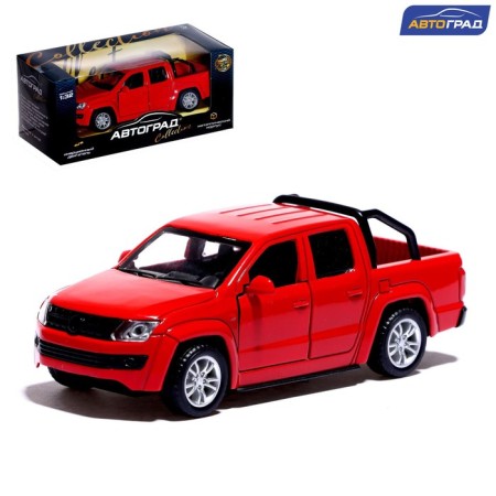Metal “tundra” machine, doors open, 1:32, inertia, red color