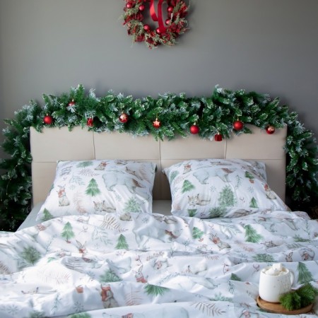 Bed linen "Ethel" 2 joint venture Forest History 175x215 cm, 200x220 cm, 70x70 cm -2 pcs, Poplin-2