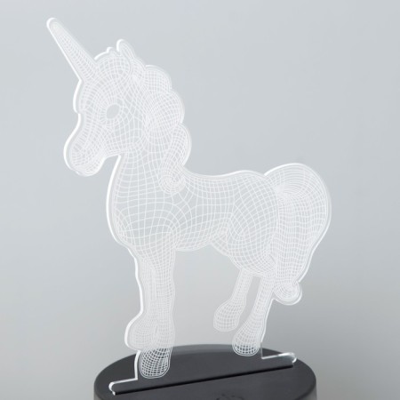 Touch -lamp "unicorn" LED 7 colors USB/from Black Black Black Risalux-9