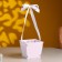Wooden Kashpo "The Best Mom" ​​(12*12*10.5) Lilac pastel-white