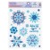 Interior sticker with the luminous layer “New Year will be snowy”, 21 x 29.7 x 0.1 cm, New Year