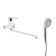 Accoona A7167G bath mixer, one -leaf, pour 300 mm, silumin, white