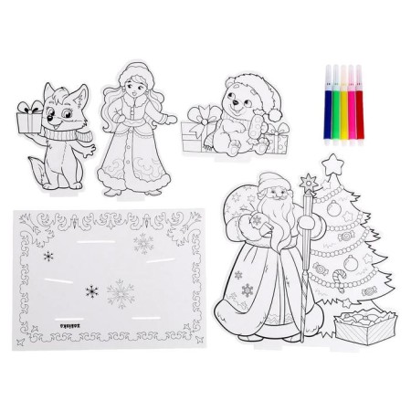 3D painting "Santa Claus and Snow Maiden"-2