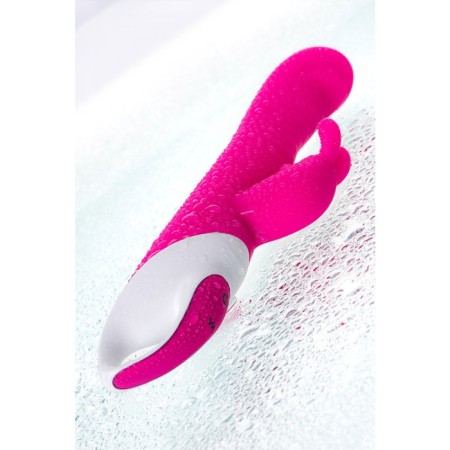 A vibrator with a clitoral stimulant Jos Elly, heated, pink, 21.5 cm-7