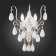 Wall lamp EVOLUCE. Sle160301-02. Magonza. 2x60 watts, E14, 25.5x43 cm, golden color