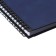 A4 notebook, 96 sheets on the crest of Escalada, integral cover of artificial leather, foil embossing, block 70 g/m2, blue