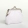 Women's wallet on the farmar, white color