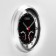 Wall clock, series: interior, "speed", smooth move, thermometer, hygrometer, d-32 cm