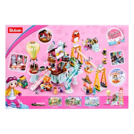 Designer Pink Dream "Ski -Summary Base", 1065 parts-5