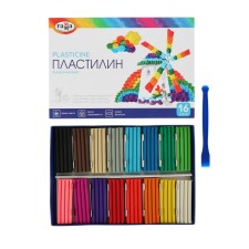 Plasticine 16 colors 320 g, gamut 