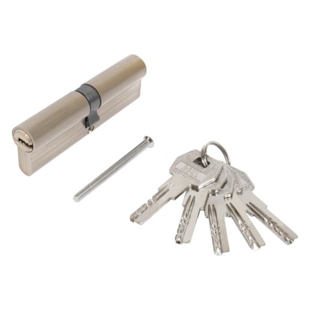 The cylinder mechanism standard Max, 100 mm (50x50), 5 keys, key/key, matte nickel
