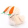 Soft toy "Rabbit", with carrots, Mix color