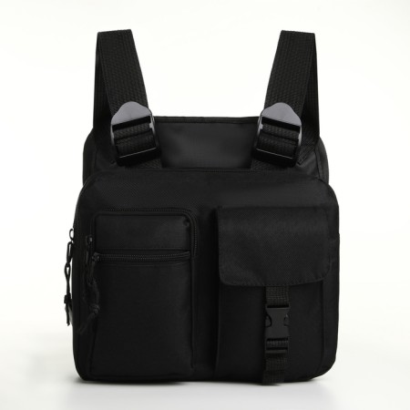 Babberry bag with lightning, 2 external pockets, black color-1