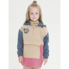 Анорак для девочек Pelican, рост 104 см, цвет темно-серый