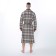 Male robe, brown color, size 60