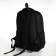 School backpack from textiles with a zipper, 4 pockets, black color