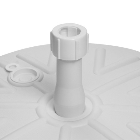 Standing under the umbrella round white, 49 x 10 cm, 17.5 l, for an umbrella 25-32 mm-2