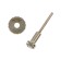 The circle of cutting for engravers and drill tundra, 22 mm + adapter 3.2 mm