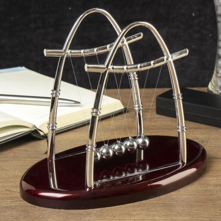 Pendulum "Technic balls" oval 18.5 x 22.5 x 14 cm