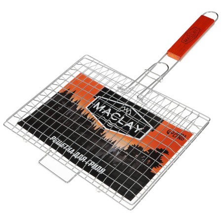 Ground grill Universal Maclay, 22x30 cm, chrome steel, for barbecue-5