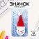 New Year of the setting icon with a cap d = 35 mm "Snowman" 6.5x11 cm