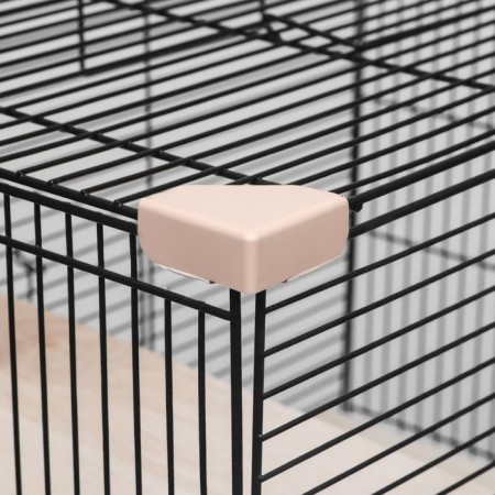 Cage for chinchilla "Pijon" No. 10, collapsible, 58 x 40 x 88, beige-7