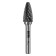 Borfraz on the metal Denzel 72044, carbide, parabolic, type-F, 12 mm