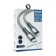 Type -C cable - Lightning, 3 A, 66 W, fast charging, fabric braid, 1 meter, black