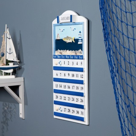 Eternal calendar "Sea Style" 56*28cm-1