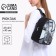 School backpack of artificial leather "World of anime" 27x23x10 cm