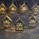 Garland “thread” 2 m with nozzles “house”, ip20, transparent thread, 10 LED, warm white glow, AAH2
