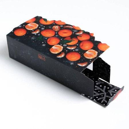 Box for Makarun "Mandarin", 18 x 5.5 x 5.5 cm, New Year-3