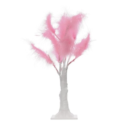 Nightlight "feathers" LED pink 17x18x35 cm-4