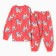 Pajamas for girls, raspberry color, height 104 cm