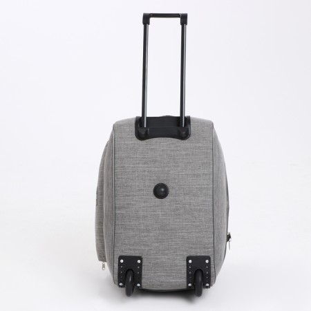 Road bag on wheels, a lightning department, with an increase, an outer pocket, the color is gray-3
